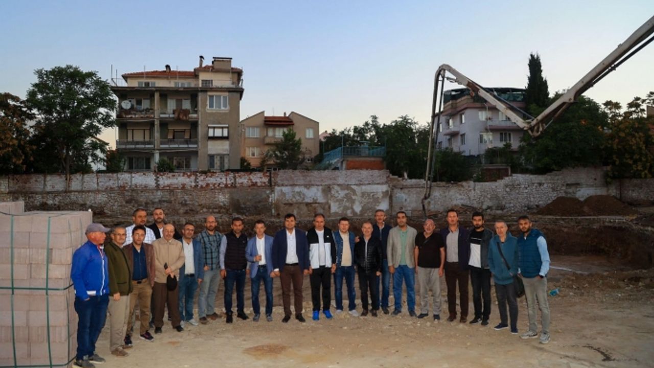 Uşak'ın yeni Aşevi binasının inşaatı devam ediyor...