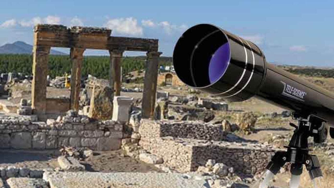 Blaundus antik kentinde bedava gece teleskopla gözlem etkinliği