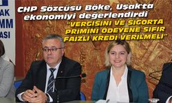 CHP Sözcüsü Böke, Uşak'ta ekonomiyi değerlendirdi