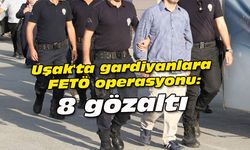 Uşak'ta gardiyanlara FETÖ operasyonu: 8 gözaltı