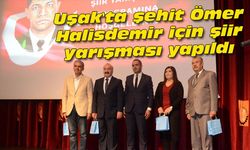 Uşak'ta şehit Ömer Halisdemir için şiir yarışması yapıldı
