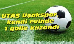 UTAŞ Uşakspor, kendi evinde 1 golle kazandı