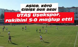 UTAŞ Uşakspor, rakibini 5-0 mağlup etti