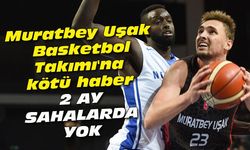 Muratbey Uşak Basketbol Takımı'na kötü haber