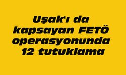 Uşak'ı da kapsayan FETÖ operasyonunda 12 tutuklama kararı