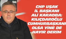 CHP Uşak İl Başkanı: Kılıçdaroğlu dahi olsa karşı çıkarım