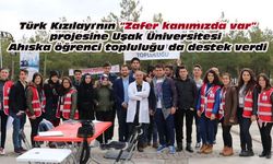 Uşak Üniversitesi Ahıska Öğrenci Topluluğu kan bağışladı