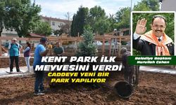 Uşak Belediyesi, kent parkın yapımı için ilk etaba başladı