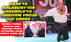 Uşak Belediyesi, Malazgirt'ten Anadolu'ya Türkiyem isimli etkinliği organize etti