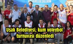 Uşak Belediyesi, kum voleybol turnuvası düzenledi