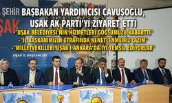Başbakan Yardımcısı Çavuşoğlu: Uşak'tan Ankara'ya hiçbir zaman sıkıntı ve dert gitmedi