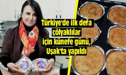Türkiye'de ilk defa çölyaklılar için künefe günü, Uşak'ta yapıldı