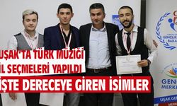 Uşak'ta Türk müziği seçmeleri gerçekleşti