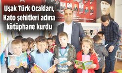 Uşak Türk Ocakları, Kato şehitleri adına kütüphane kurdu