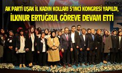AK Parti Uşak Kadın Kolları Başkanı Ertuğrul, göreve devam etti...