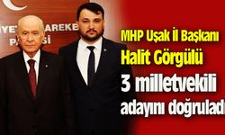 MHP Uşak İl Başkanı, 3 milletvekili adayını doğruladı