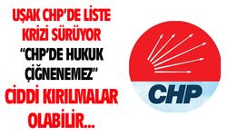 Uşak CHP'de liste krizi sürüyor: Partide ciddi kırılmalar olabilir