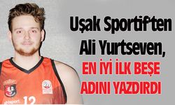 Uşak Sportif'ten Ali Yurtseven, en iyi ilk beşte yer aldı