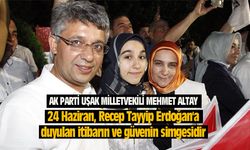 Mehmet Altay: 24 Haziran, Recep Tayyip Erdoğan'a duyulan itibarın ve güvenin simgesidir
