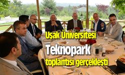Uşak Üniversitesi Teknopark toplantısı gerçekleşti