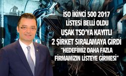 Uşak'tan 2 şirket, Türkiye'nin en büyük ikinci 500 listesinde