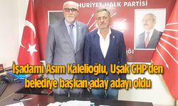 İşadamı Asım Kalelioğlu, Uşak CHP'den belediye başkan aday adayı oldu