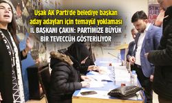 Uşak AK Parti'de belediye başkan aday adayları için temayül yoklaması