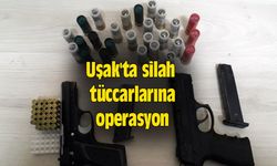 Uşak'ta silah tüccarlarına operasyon