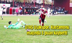 UTAŞ Uşakspor, Kastamonu maçında 3 puan kaybetti