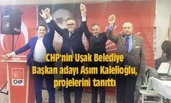 CHP'nin Uşak Belediye Başkan adayı Kalelioğlu, projelerini tanıttı