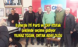 Eşme'de İYİ Parti ve CHP ittifak halinde seçime gidiyor
