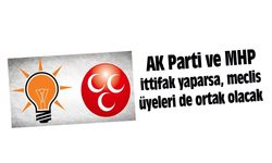AK Parti ve MHP ittifak yaparsa, meclis üyeleri de ortak olacak