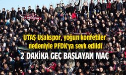 UTAŞ Uşakspor, yoğun konfetiler nedeniyle PFDK'ya sevk edildi