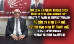Uşak CHP'den İYİ Parti çıkışı: 40 bin oy alan CHP mi, 17 bin oyu olan İYİ Parti mi?