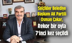 Osman Çakar, Türkiye rekorunu kırıp 7'inci kez seçildi
