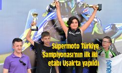 Süpermoto Türkiye Şampiyonası'nın ilk iki etabı Uşak'ta yapıldı