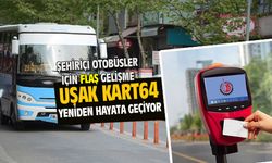 Uşak'ta şehiriçi halk otobüslerinde kartlı sistem yeniden başlıyor