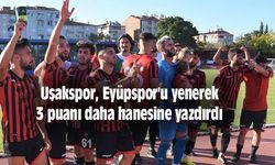 Uşakspor, Eyüpspor'u yenerek 3 puanı daha hanesine yazdırdı