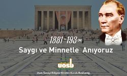 Uşak Organize Sanayi Bölgesi 10 Kasım Atatürk'ü anma ilanı