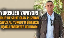 Binlerce Uşaklı, şehit Ali Turgut'u ebediyete uğurladı