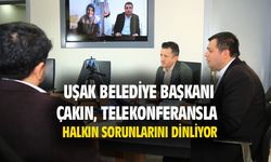 Mehmet Çakın, telekonferansla vatandaşın sorunlarını dinledi