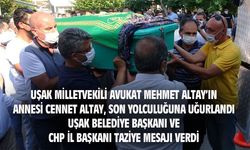 Mehmet Altay'ın annesi Ulubey'de son yolculuğuna uğurlandı