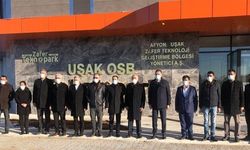 UTSO Yönetimi, Uşak OSB'deki Teknopark'ı inceledi