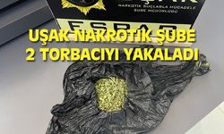 Uşak Narkotik Şube, 2 torbacıyı gözaltına aldı