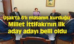 Uşak'ta 6'lı masanın kurduğu Millet İttifakı'nın ilk milletvekili aday adayı oldu