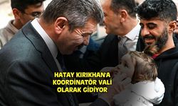 Uşak Valisi Ergün, Hatay Kırıkhan'a koordinatör Vali olarak gidiyor