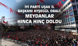 İYİ Parti Uşak İl Başkanı: Meydanlar Millet İttifakıyla hınca hınç doldu