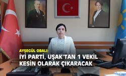 "İYİ Parti Uşak'tan 1 milletvekili kesin olarak çıkaracak"