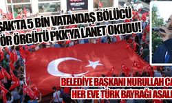 UŞAK'TA 5 BİN VATANDAŞ BÖLÜCÜ TERÖR ÖRGÜTÜ PKK'YA LANET OKUDU!