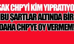 Uşak'ta CHP'ye oy vermeyeceğim!